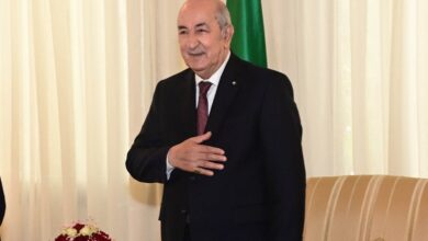 الرئيس الجزائري يشرف بقصر الشعب على حفل تكريم النخبة الرياضية الجزائرية المتوجة عالميا