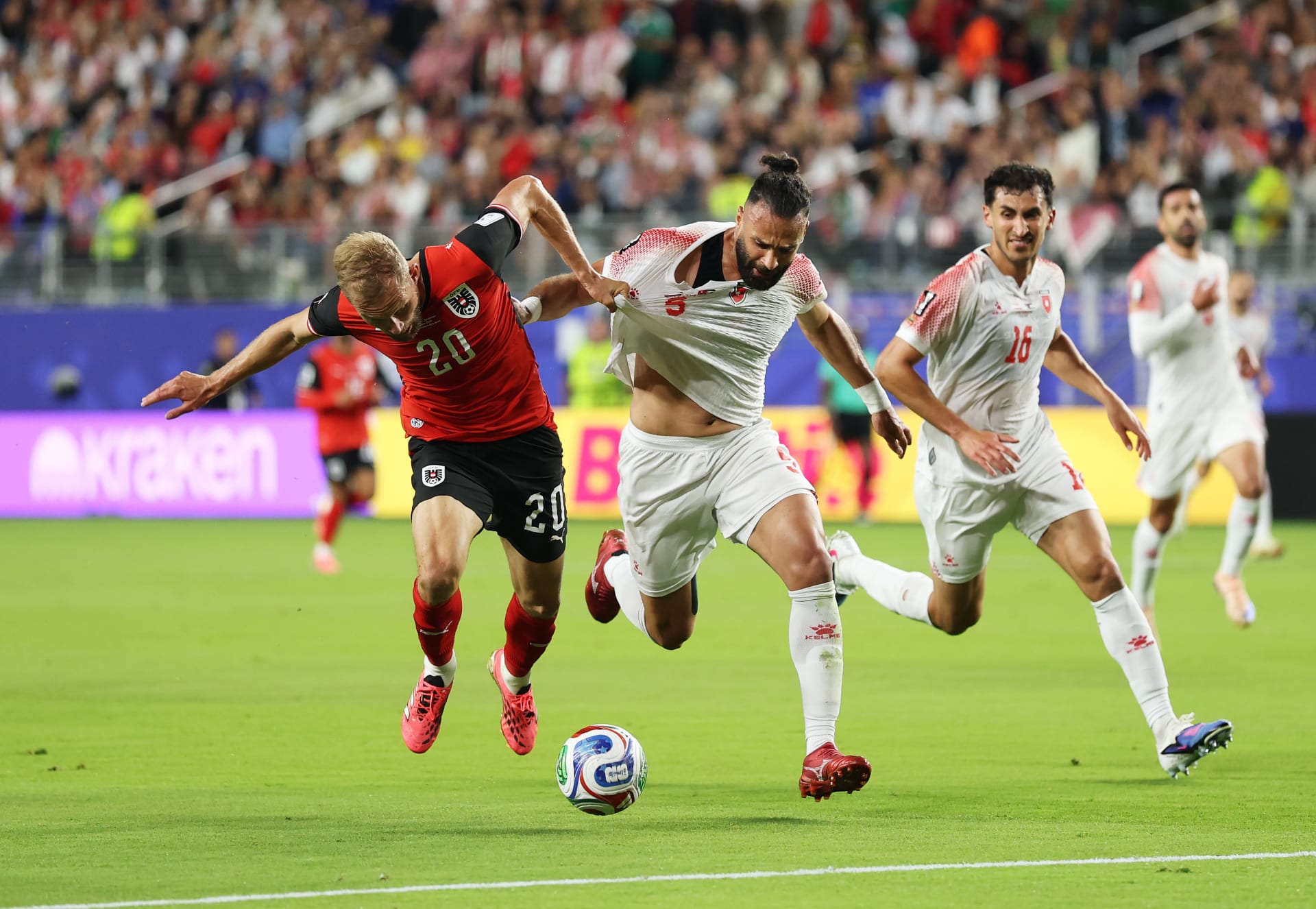 منتخب النمسا يقسو على "النشامى" في أول مشاركة تاريخية له بالمونديال