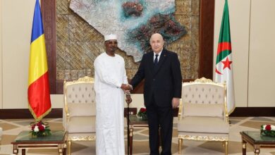 الرئيس الجزائري ونظيره التشادي