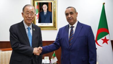 وزير الطاقة الجزائري يستعرض مع بان كي مون آفاق التعاون مع المعهد العالمي للنمو الأخضر