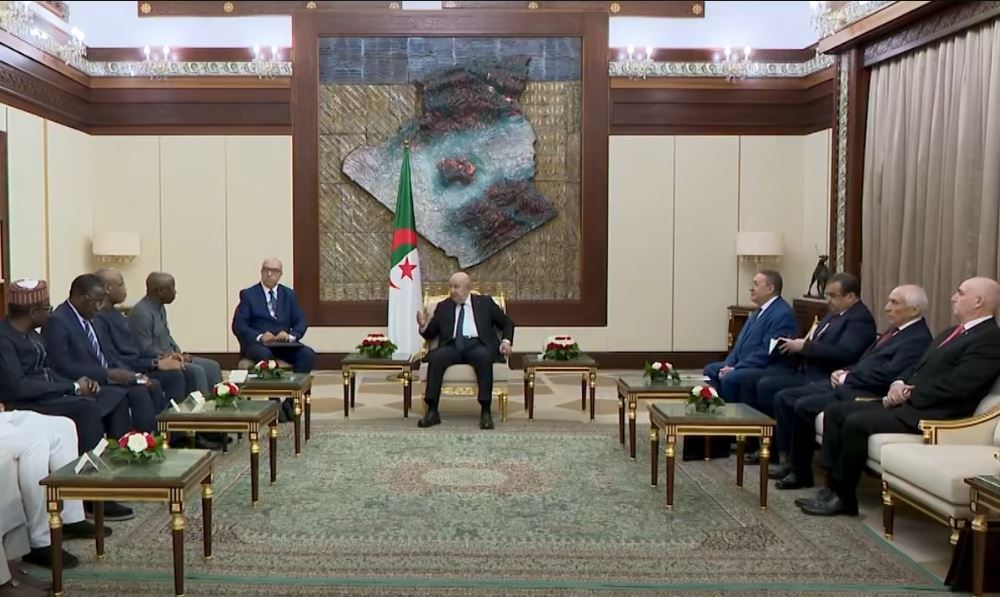 الرئيس الجزائري يستقبل وزيري قطاع المحروقات لكل من نيجيريا والنيجر