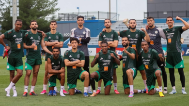 المنتخب الجزائري يجري أول حصة تدريبية له بمدينة لورانس الأمريكية