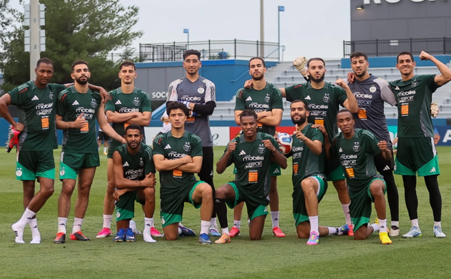 المنتخب الجزائري يجري أول حصة تدريبية له بمدينة لورانس الأمريكية