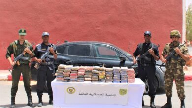 توقيف مهرب وحجز أزيد من 270 كلغ من مادة الكوكايين بأدرار جنوب الجزائر