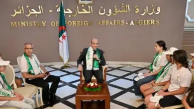 شايب يستقبل فوجًا من أطفال الجالية الوطنية بالخارج المشاركين في الدورة الثانية للمخيمات الصيفية