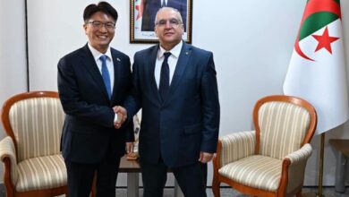 الأمين العام للخارجية الجزائرية يستقبل السفير الكوري بالجزائر