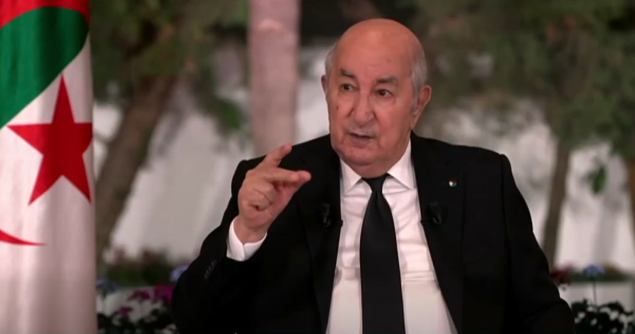 الرئيس الجزائري عبد المجيد تبون