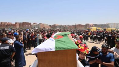 تشييع جثامين ضحايا حادث بومرداس في جو جنائزي مهيب