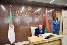 عطاف يُستقبل من طرف رئيسة مجلس الجمهورية للجمعية الوطنية البيلاروسية