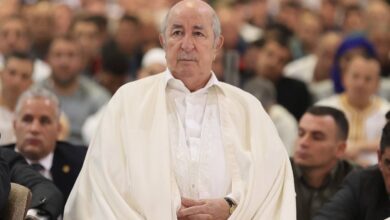 الرئيس الجزائري عبد المجيد تبون