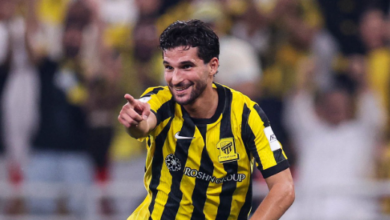 الدولي الجزائري حسام عوار في ثمن نهائي كأس السعودية مع الاتحاد