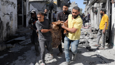 استشهاد فلسطينيين اثنين وإصابة آخرين في غارتين صهيونيتين على مدينة غزة
