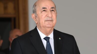 الرئيس الجزائري عبد المجيد تبون