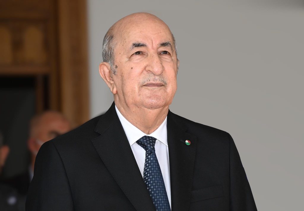 الرئيس الجزائري عبد المجيد تبون