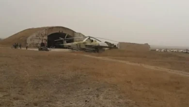 8 غارات صهيونية تستهدف مدرج مطار "أبو الظهور" العسكري في إدلب