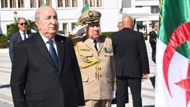 إحياء اليوم الوطني للجيش الجزائري.. الرئيس الجزائري يصل إلى النادي الوطني للجيش