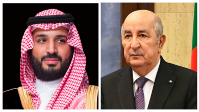 الرئيس الجزائري وولي العهد السعودي