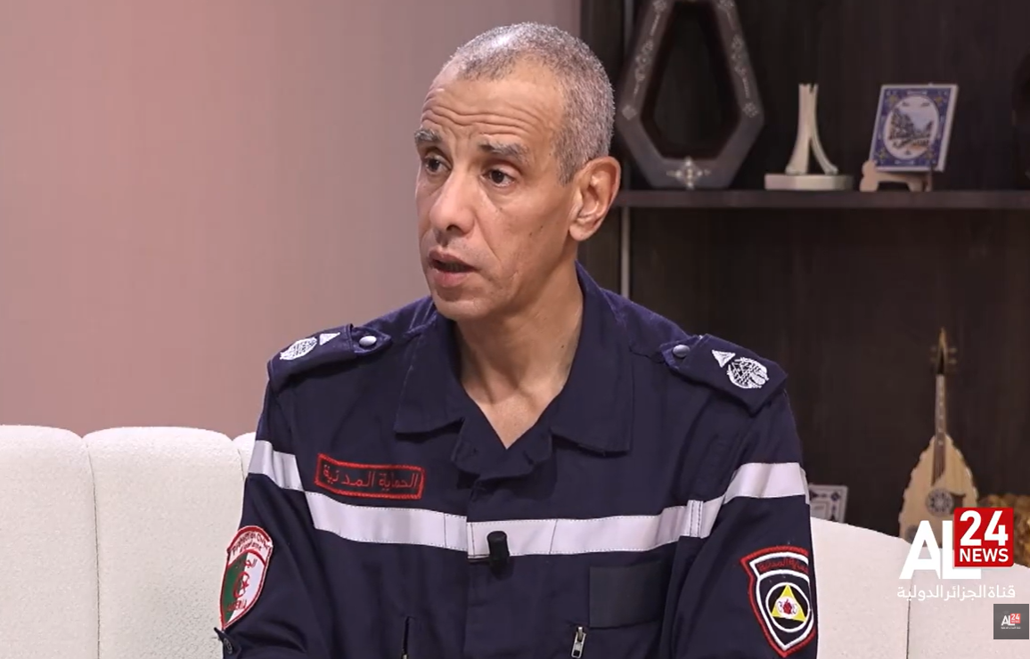 المكلف بالإعلام بالحماية المدنية الجزائرية نسيم برناوي