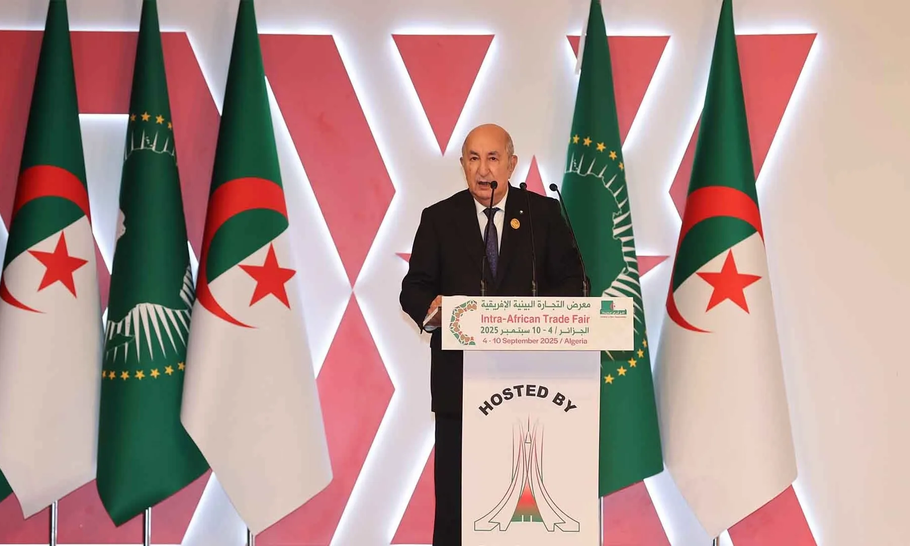الرئيس الجزائري عبد المجيد تبون