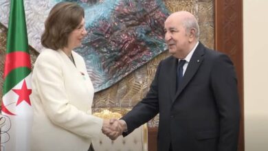 الرئيس الجزائري يستقبل رئيسة مجلس الجمعية الوطنية لجمهورية بيلاروس