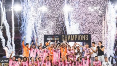 ميسي يحتفل بمئويته مع إنتر ميامي بلقب كأس الأبطال