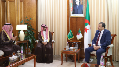 وزير الدولة وزير المحروقات الجزائري يستقبل الرئيس التنفيذي لشركة أبونيان القابضة السعودية