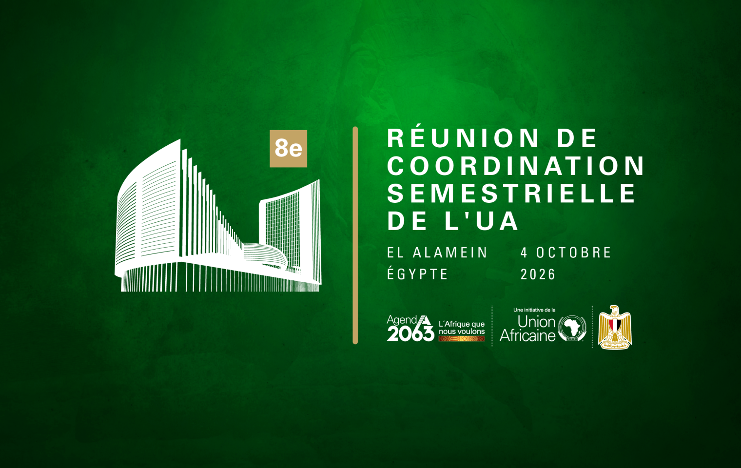 UA Réunion coordination intégration continentale Egypte